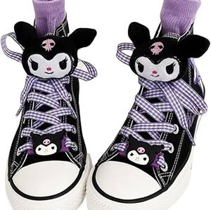 Kuromi Kids Sneakers - Black and White